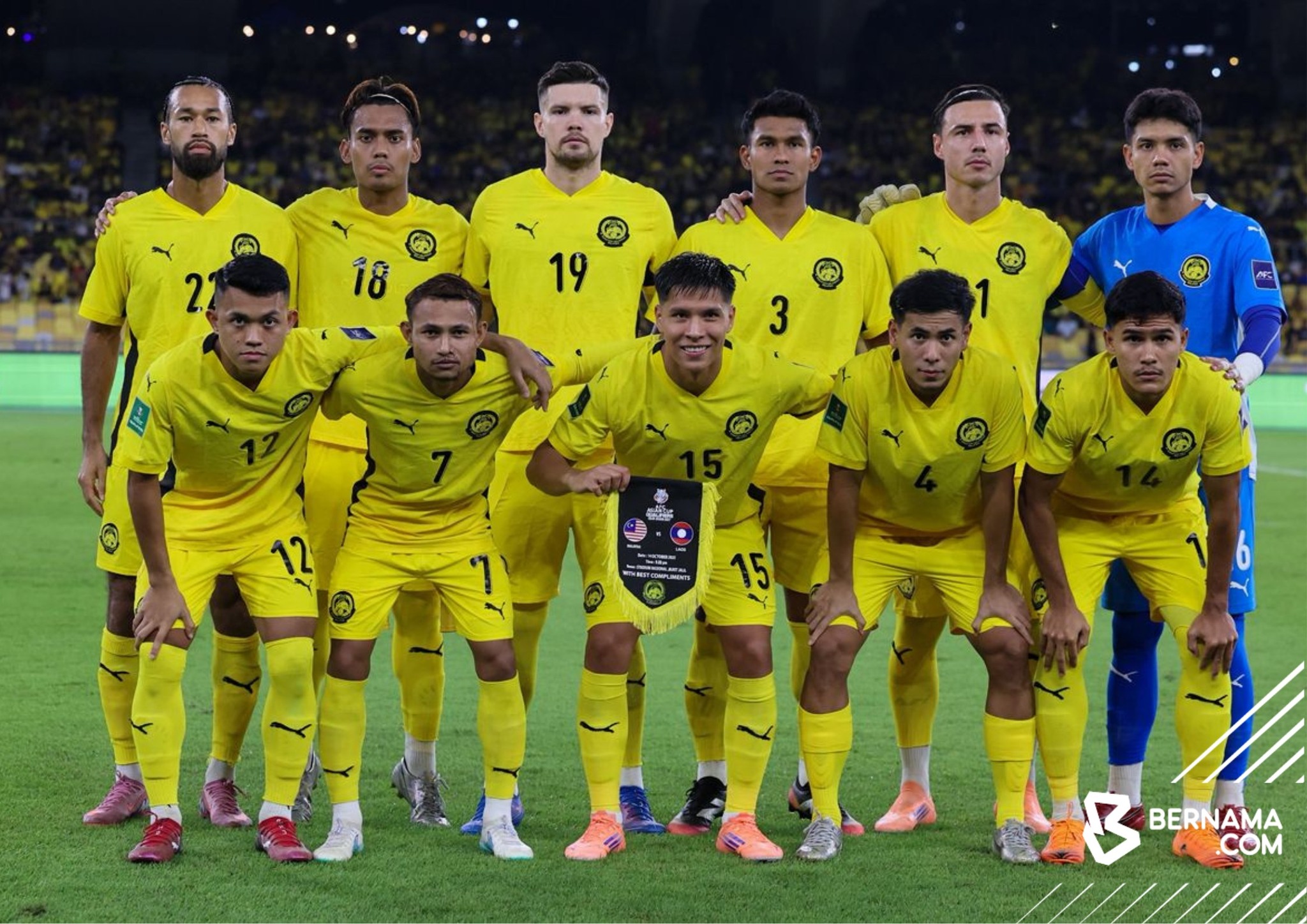 Harimau Malaya benam Laos 5-1, kekal rekod tanpa kalah 