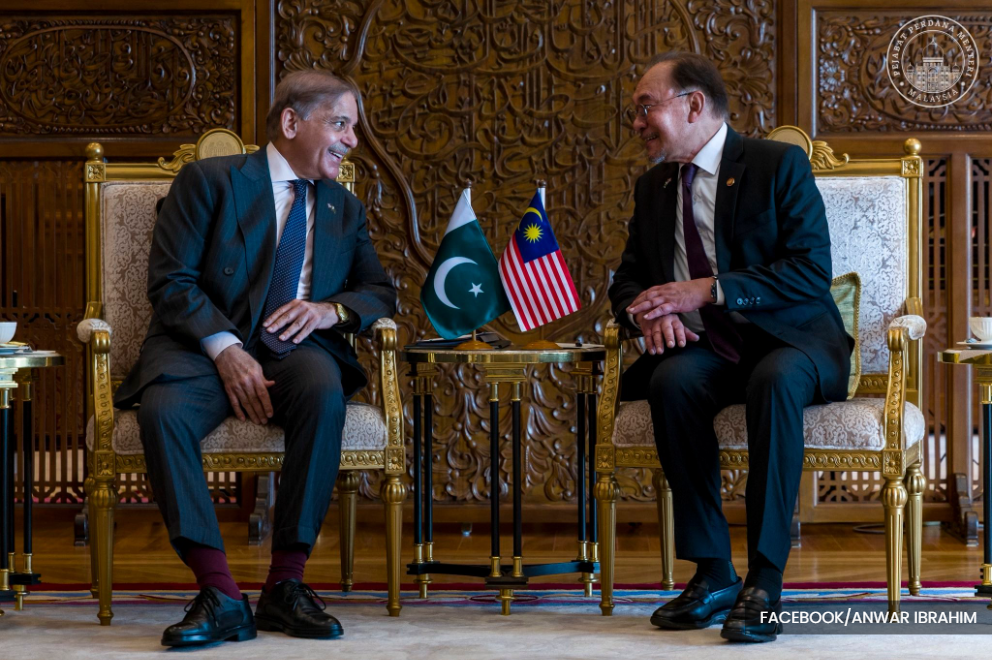 Anwar hosts luncheon for visiting Pakistan PM 
