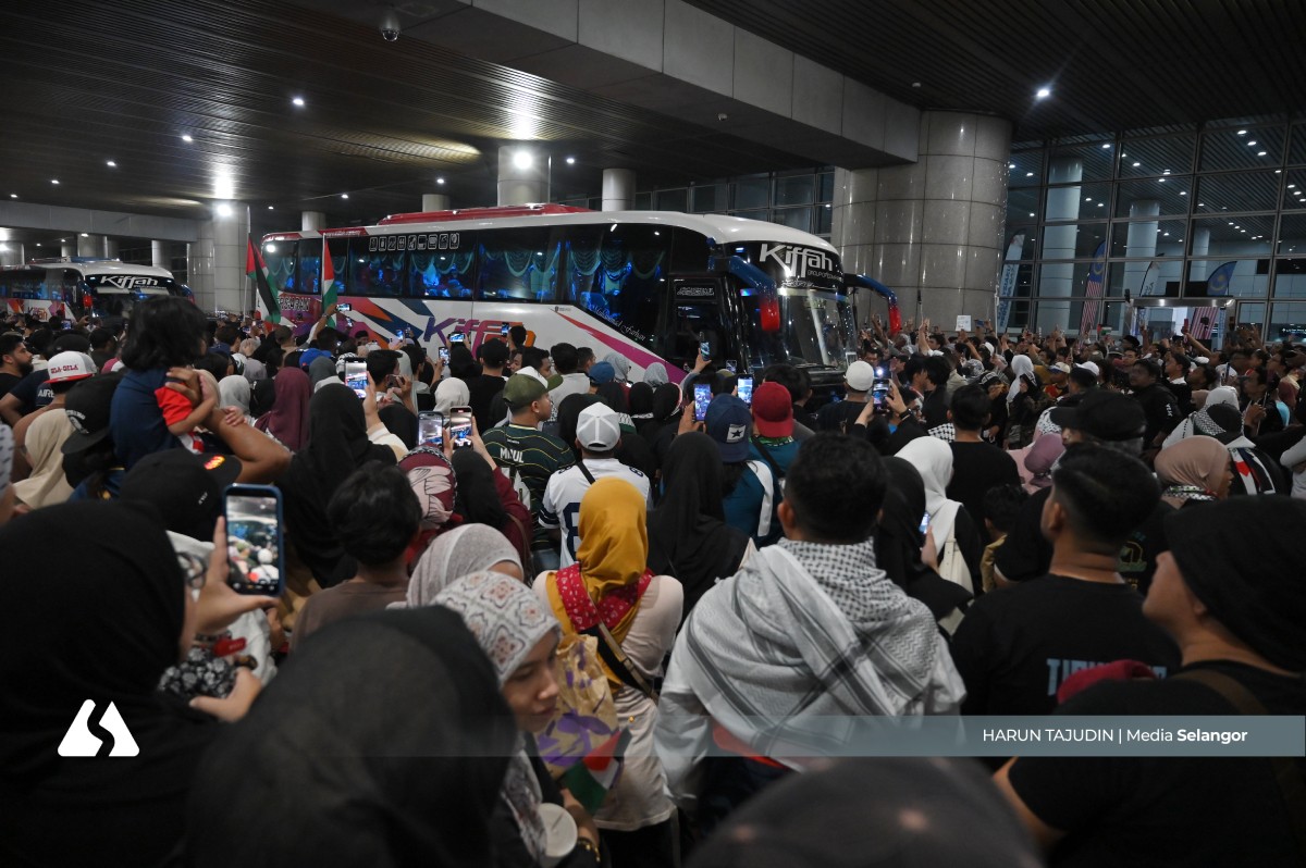 Kepulangan wira GSF disambut penuh emosi, simbol solidariti rakyat Malaysia terhadap Palestin
