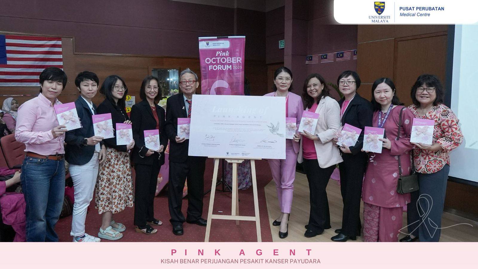 ‘Pink Agent’: Sebarkan kekuatan, kasih sayang dan harapan pejuang kanser payudara