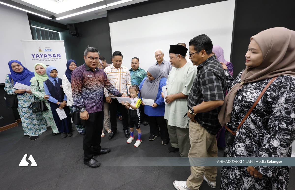 மாணவர்கள், நோயாளிகள், இளம் விளையாட்டு வீரர்களுக்கு RM19,000 நிதியுதவி - யாயாசான் எம்பிஐ