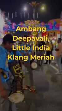 Ambang Deepavali, Little India Klang meriah