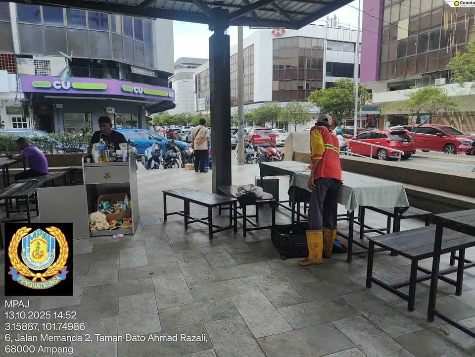 安邦坊美食中心成浪浪汉聚集点　市议会展开行动美化市容