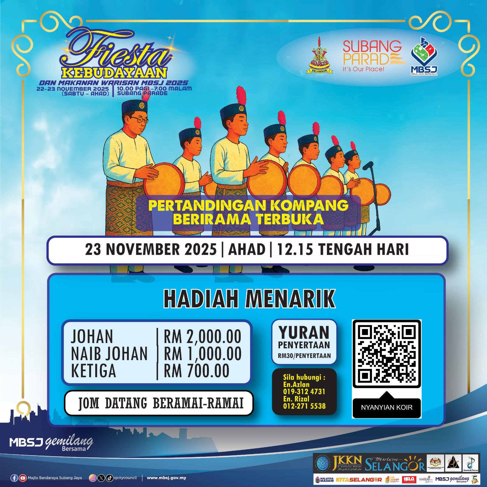 Fiesta Warisan MBSJ tawar hadiah RM18,000, himpun seni, budaya, makanan tradisi