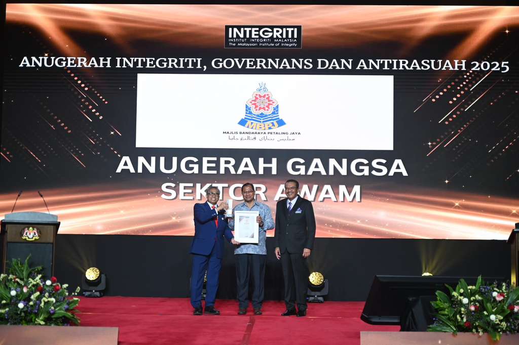MBPJ raih anugerah gangsa AIGA hasil penambahbaikan tadbir urus