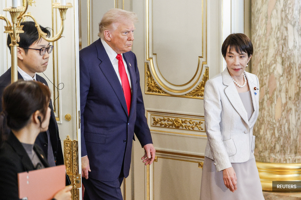 Trump praises Japan's 'great' female leader who offers deals in trade, critical minerals