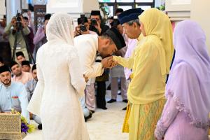 Sultan expresses gratitude to people for joining RMS wedding festivities