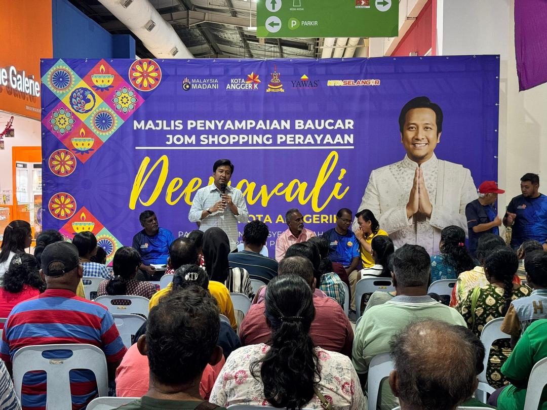 350 orang terima baucar RM200 sempena Deepavali di Kota Anggerik