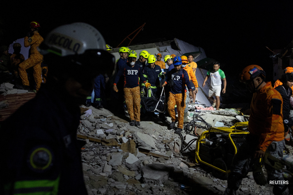 Quake-affected families in the Philippines now over 155,000