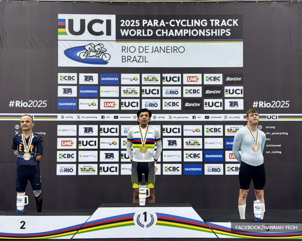Yeoh congratulates Mohamad Yusof for clinching para cycling gold