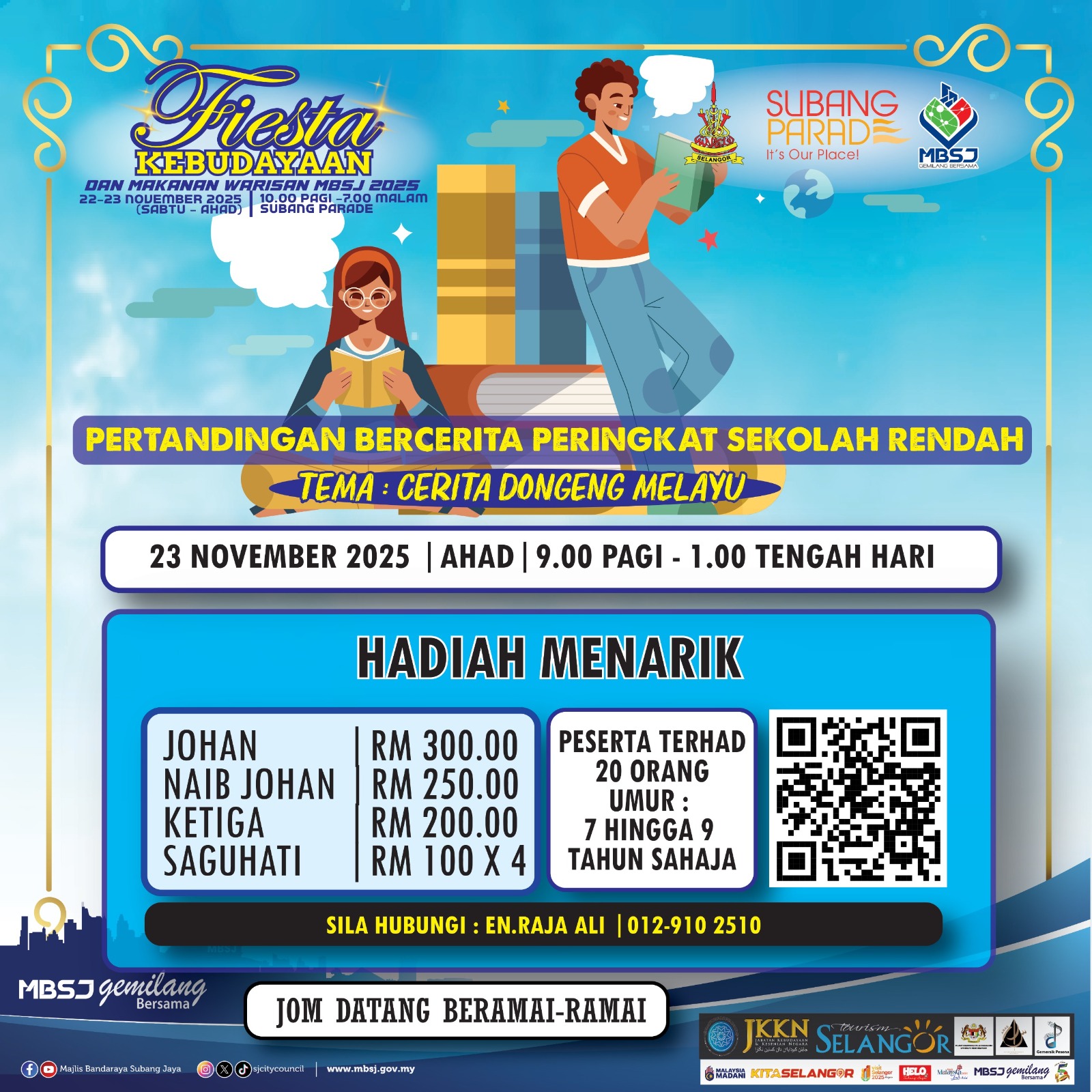 Fiesta Warisan MBSJ tawar hadiah RM18,000, himpun seni, budaya, makanan tradisi
