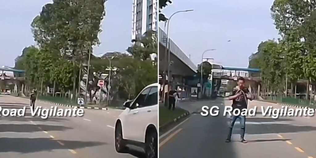 சிங்கப்பூரின் நடுச் சாலையில் காரை மோதச் சொல்லிக் கோரிய ஆடவர் மனநலச் சட்டத்தின் கீழ் கைது