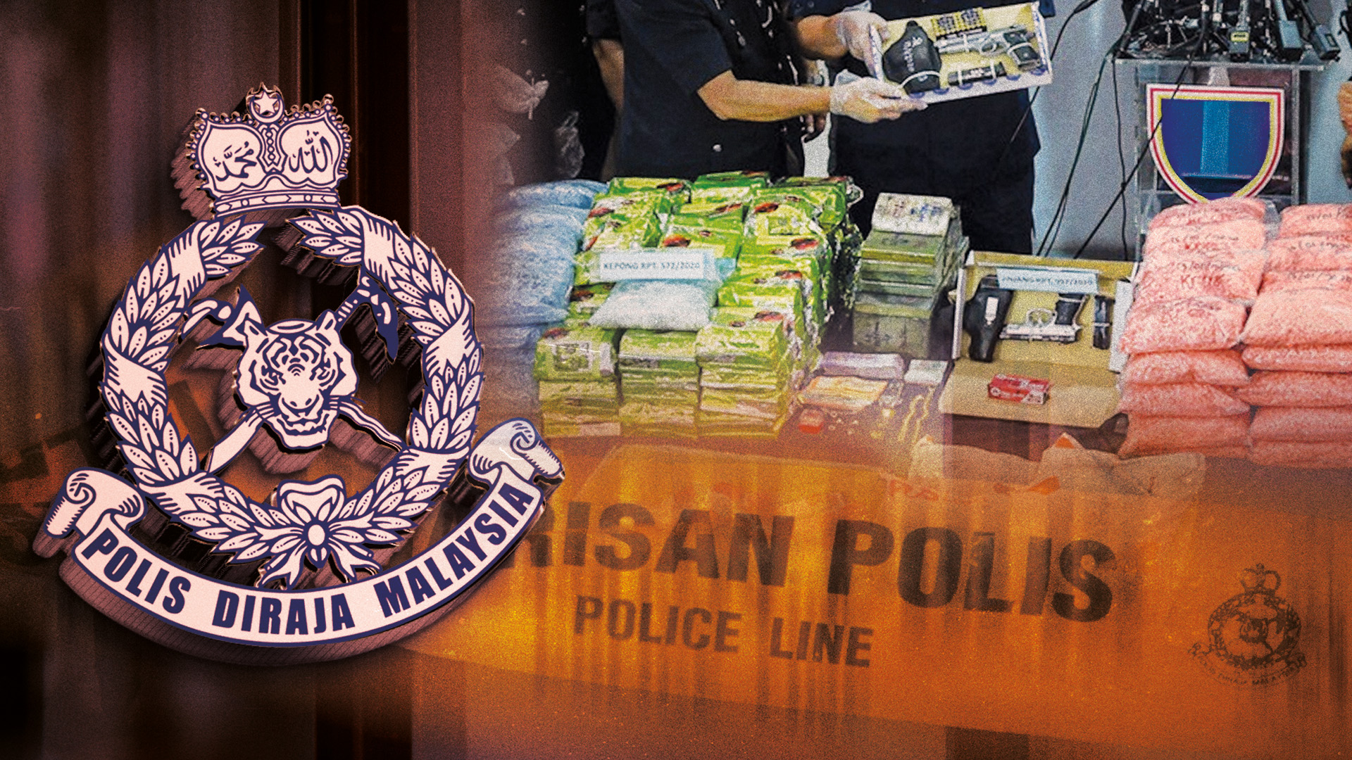 Polis tumpas sindiket edar dadah, libat rampasan bernilai RM3.4 juta