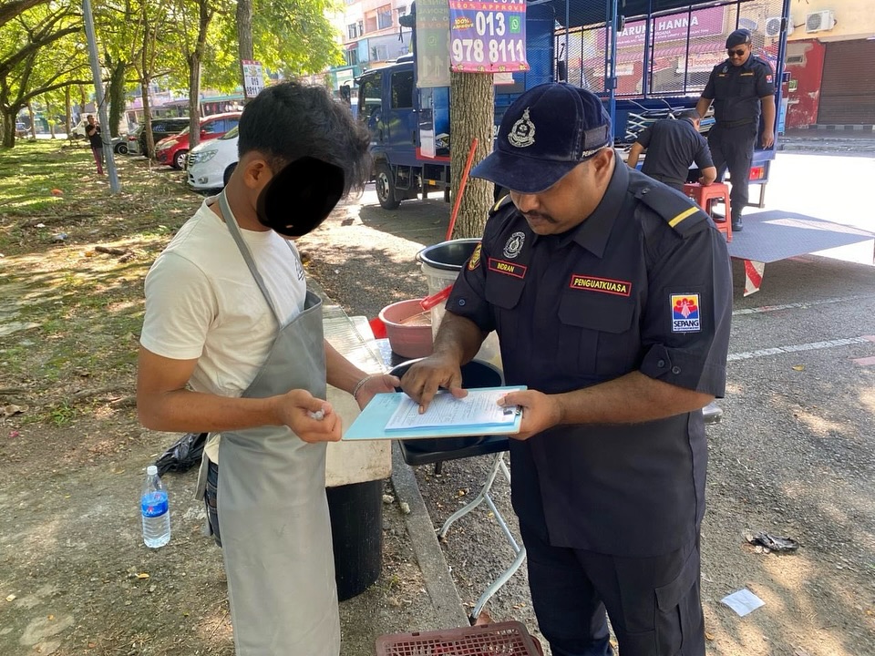 MPSepang keluar enam notis, lima sitaan terhadap penjaja tanpa lesen