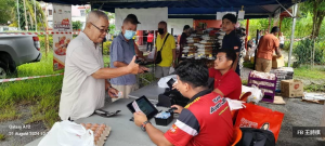 益山慈悯市集明8地点  促销各食材日用品
