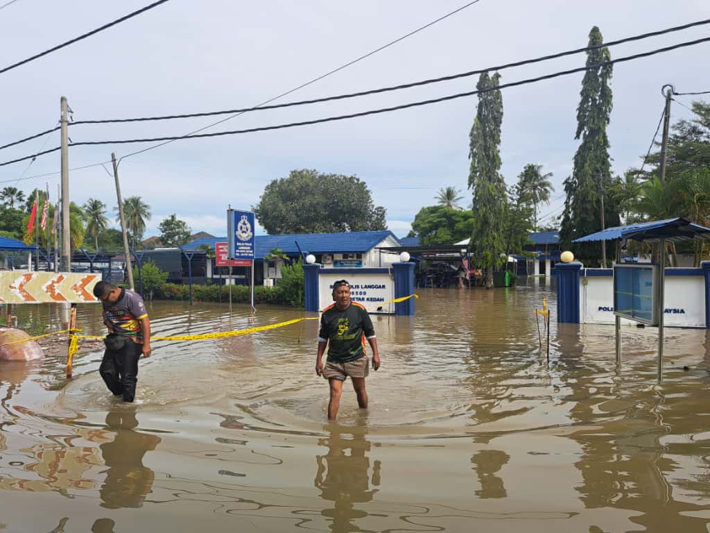 Banjir di Kedah: Balai Polis Langgar ditutup sementara