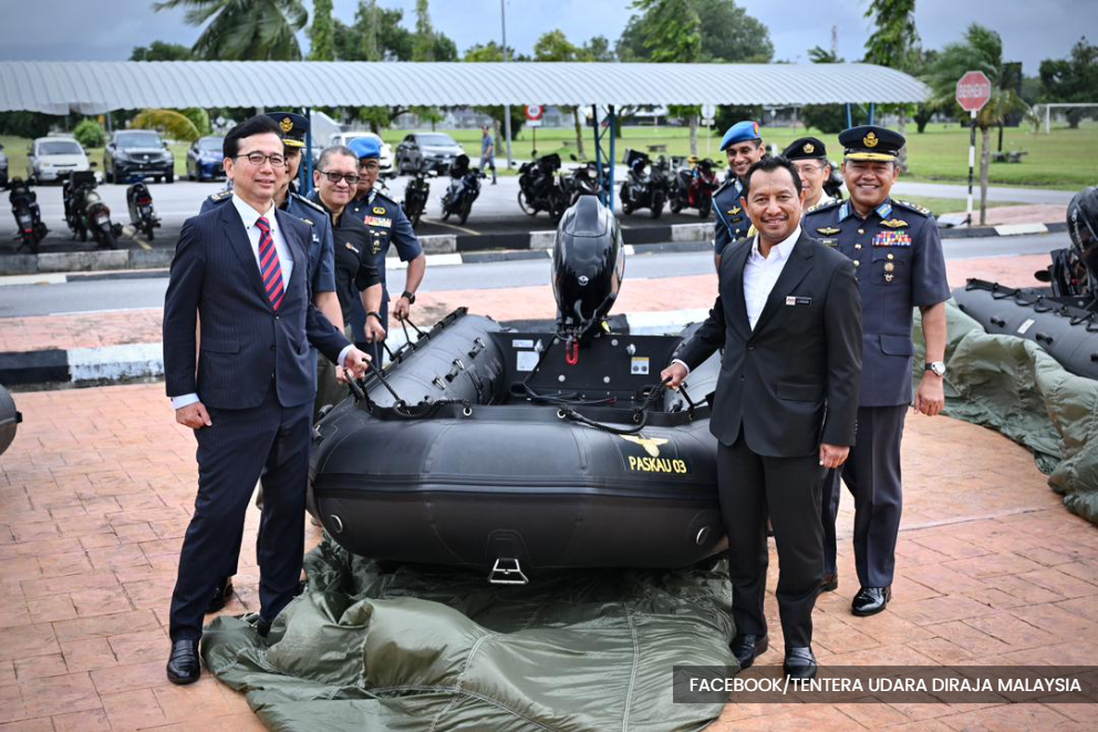 RMAF receives seven rescue boats from Japan for Paskau use