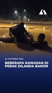 Beberapa kawasan di Perak dilanda banjir
