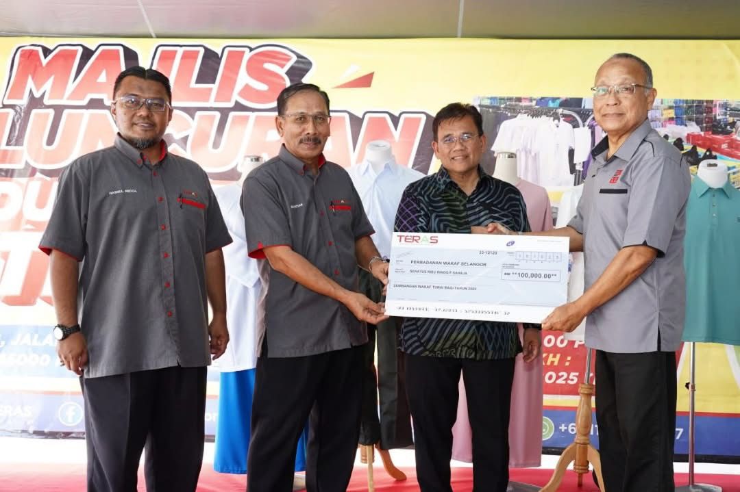 Sokong agenda projek wakaf, TERAS sumbang RM250,000 kepada PWS
