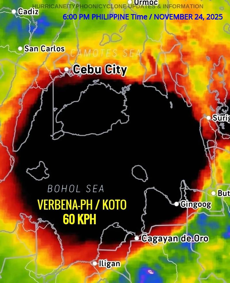 Hampir 47,000 terjejas akibat Lekukan Tropika Verbena di Filipina