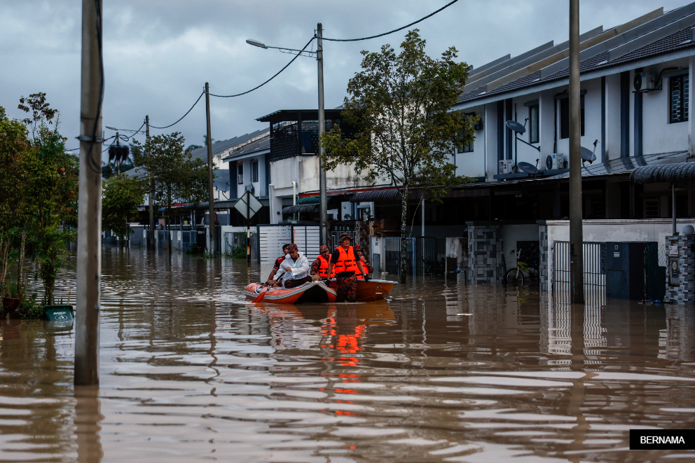 Banjir di lapan negeri, lebih 20,000 mangsa berlindung di PPS
