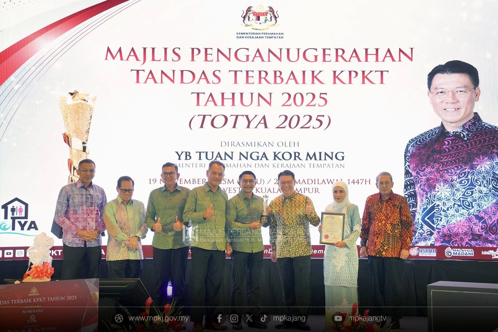 Stadium Kajang menang Anugerah Tandas Terbaik Peringkat Kebangsaan