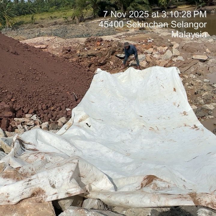 Ban pecah di Sekinchan, 35 keluarga terjejas, baik pulih dilaksana segera