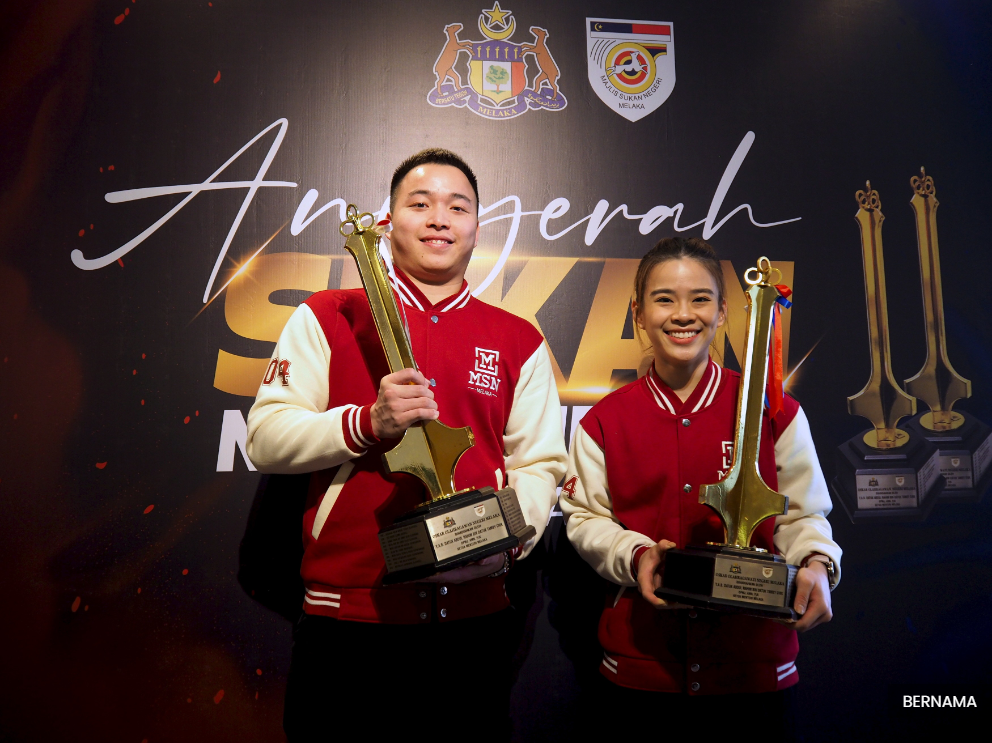 Aaron Chia, Tan Cheong Min named Melaka Sportsman, Sportswoman 2023/2024