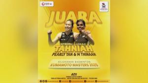 ஜப்பான் மாஸ்டர்ஸ் பொதுப் பூப்பந்து போட்டி 2025; பெர்லி தான் - எம்.தீனா வெற்றி- துணைப்பிரதமர் வாழ்த்து 