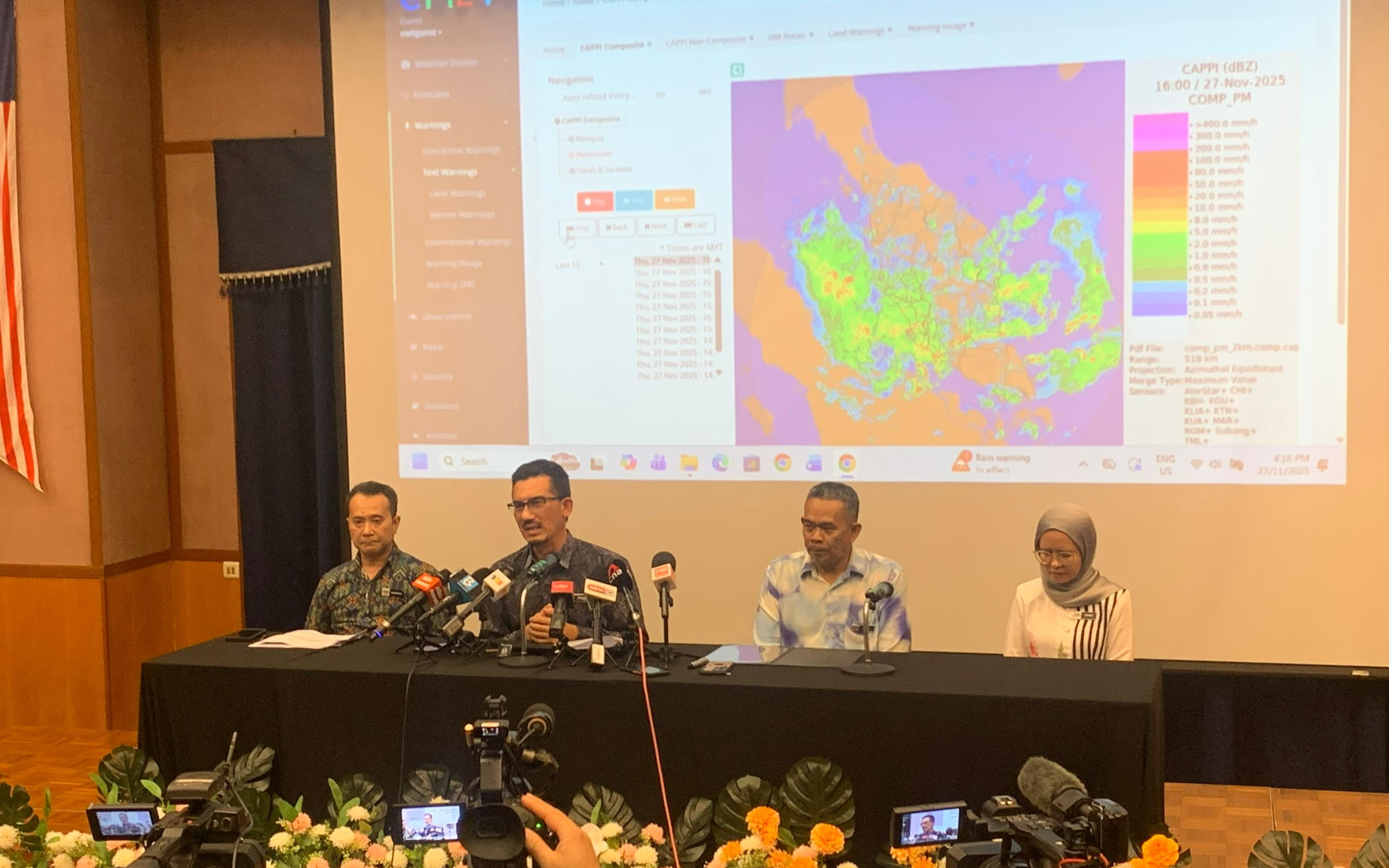 Ribut Tropika Senyar dijangka landa Selangor, Perak tengah malam ini