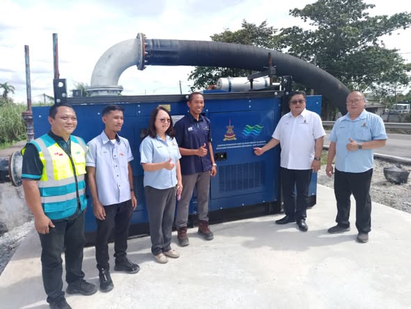 雪州65万拨款奏效　双溪普鲁水泵助缓解武吉拉惹水灾