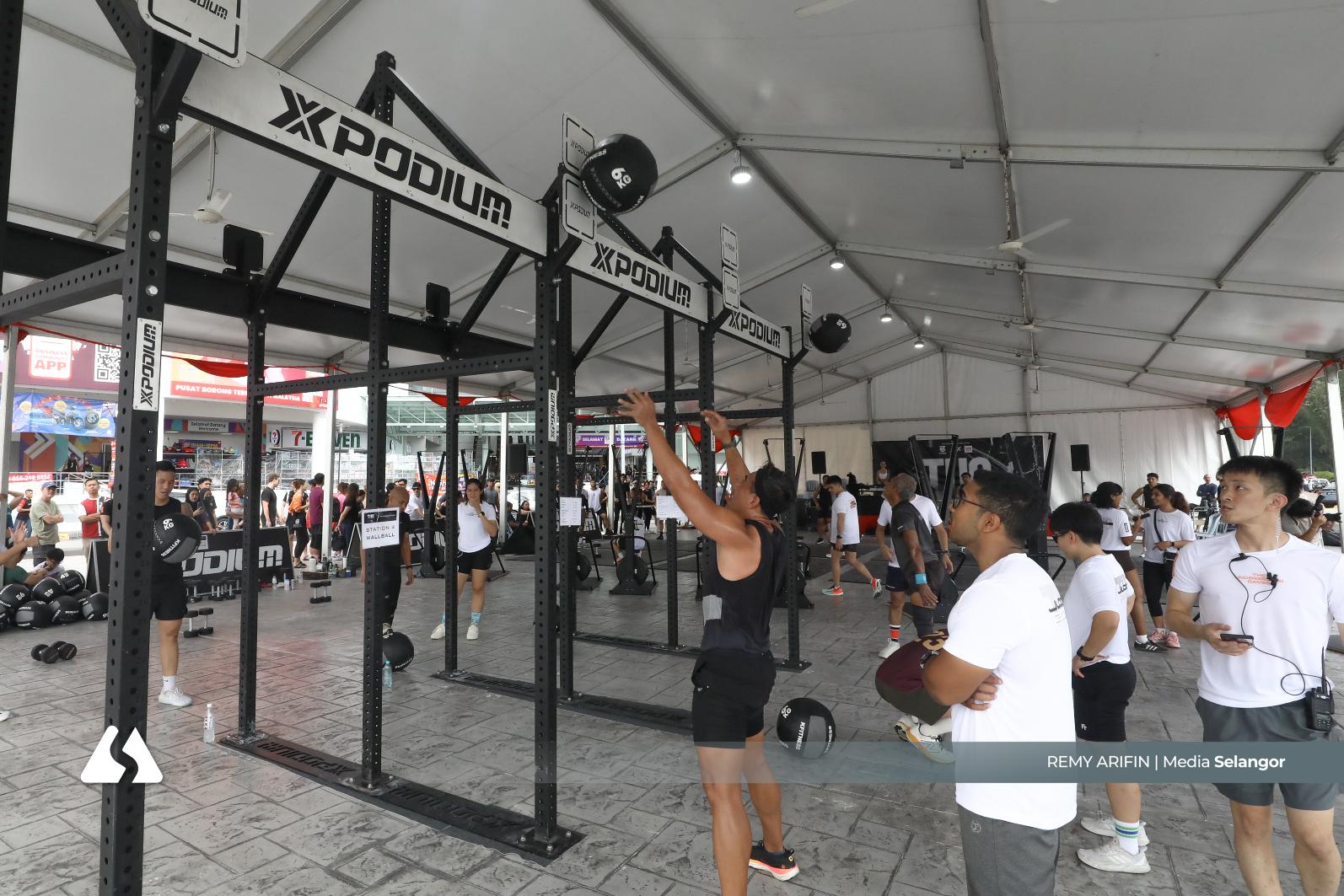 Aktiviti kecergasan Tugrace di GM Klang tarik lebih 280 peserta