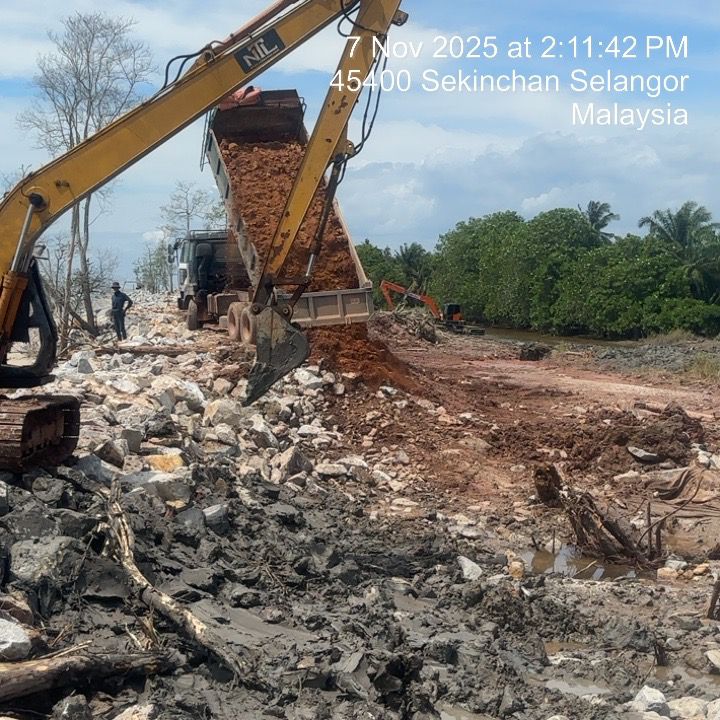 Ban pecah di Sekinchan, 35 keluarga terjejas, baik pulih dilaksana segera