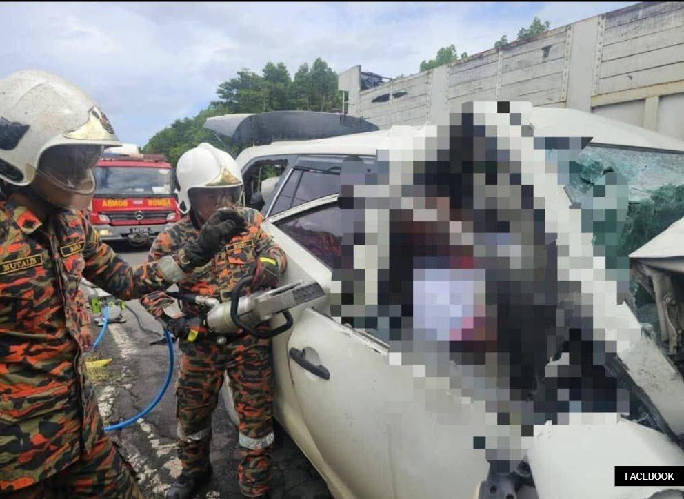 疑超车不遂迎面撞拖格罗里  休旅车酿三死.8岁男童重伤