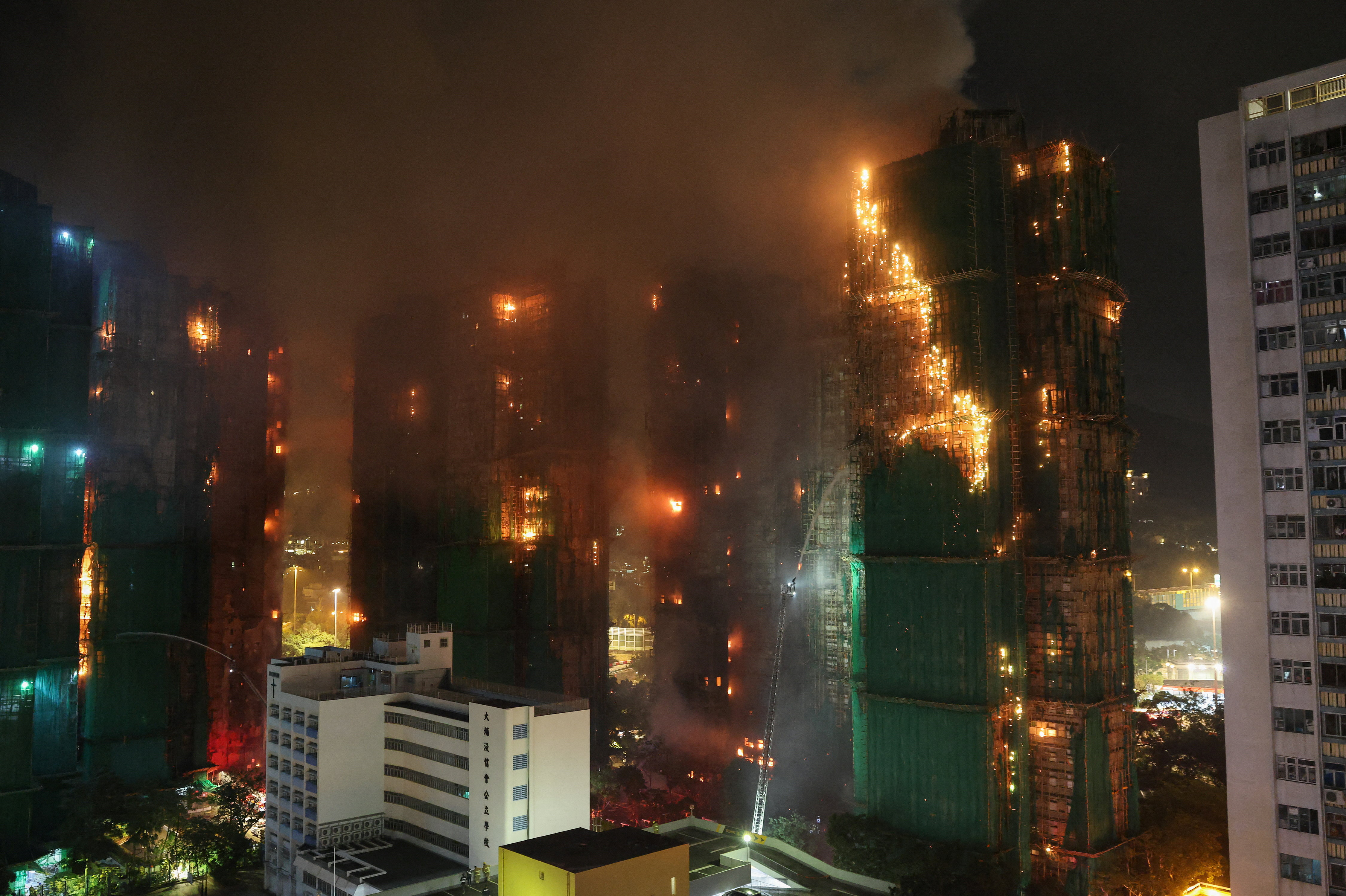 Hong Kong inferno puts spotlight on risky bamboo scaffolding