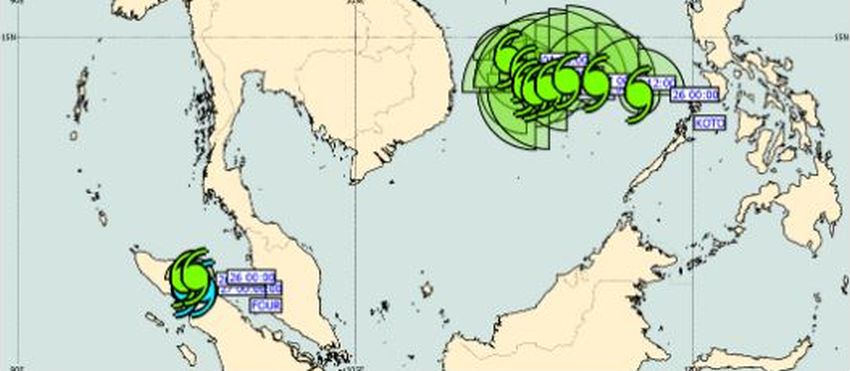 Ribut tropika hampiri utara Semenanjung, penduduk dinasihat berjaga-jaga
