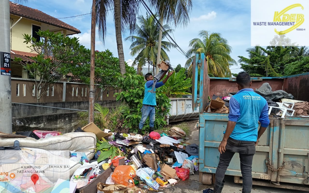 KDEBWM无惧风暴大雨 致力管理垃圾与卫生工作