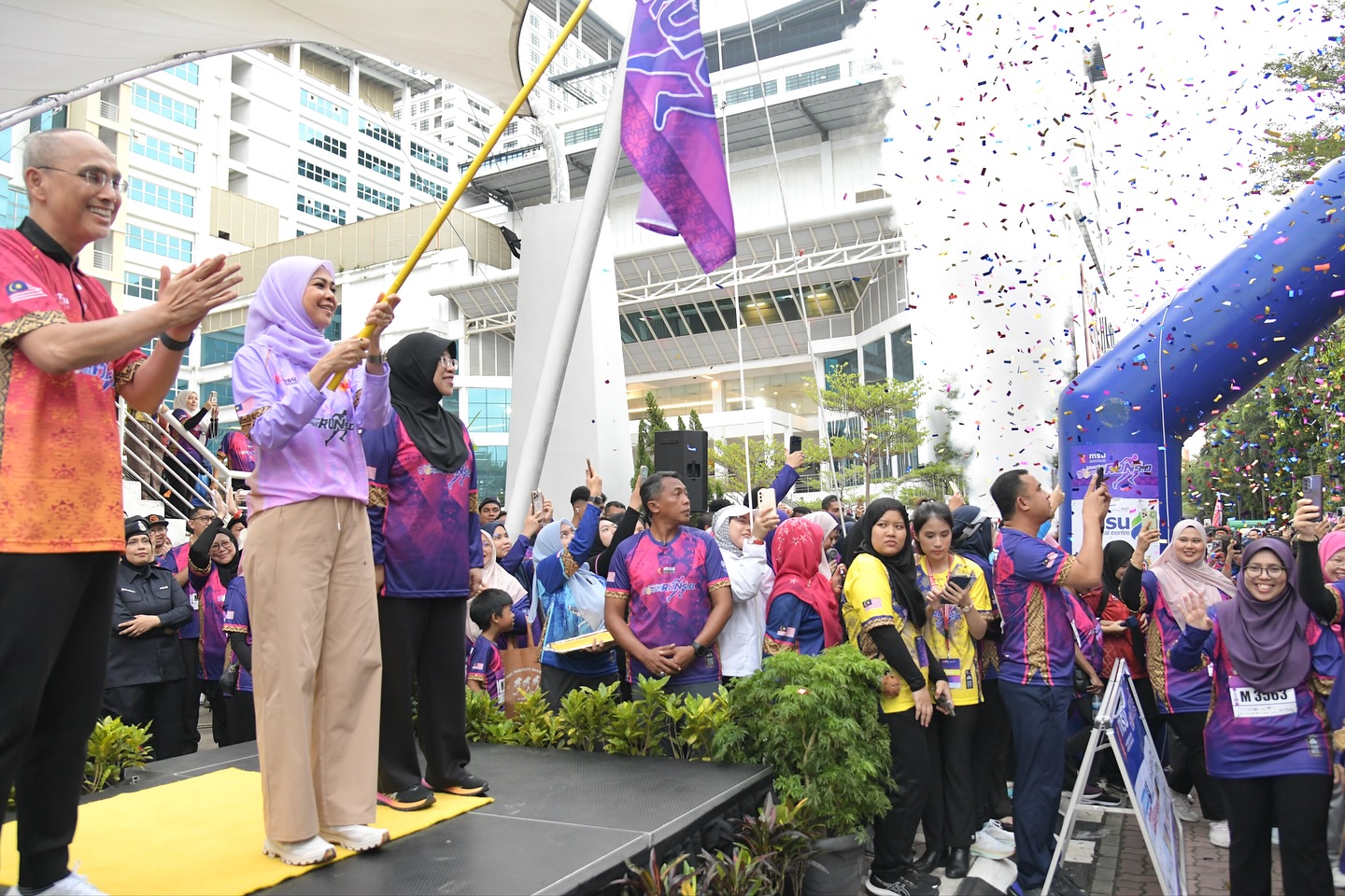 MSU himpun 6,000 peserta Larian Songket, dirai Tengku Permaisuri Selangor