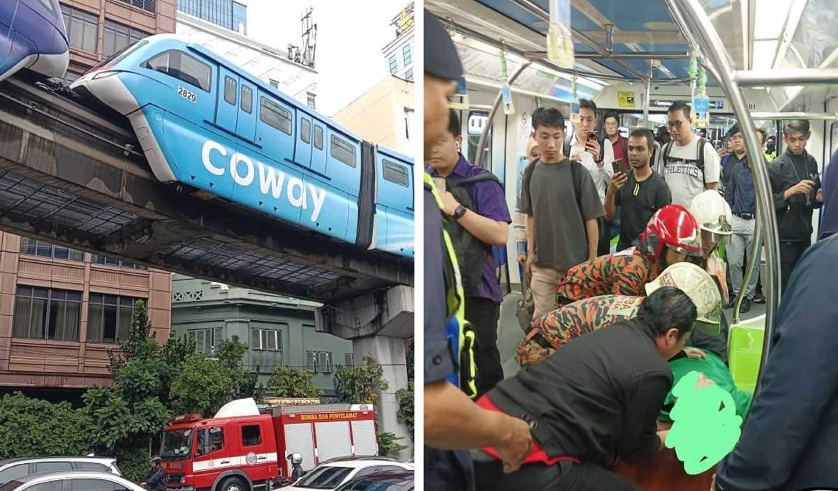 Tren monorel terkandas: 373 penumpang dipindahkan, perkhidmatan pulih 