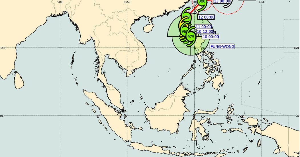 Taufan Fung-Wong cetus amaran cuaca buruk di beberapa negeri