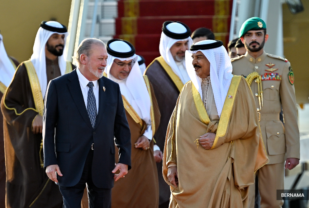 Sultan Ibrahim arrives in Bahrain for three-day state visit