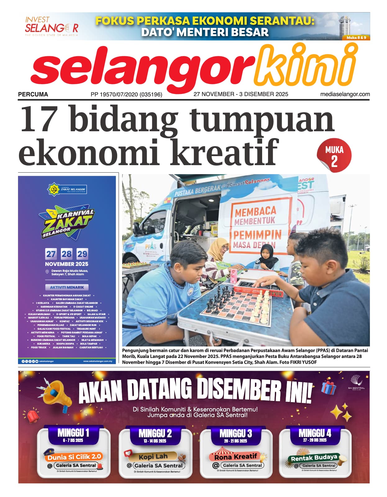 Selangorkini 27 Nov - 3 Dis