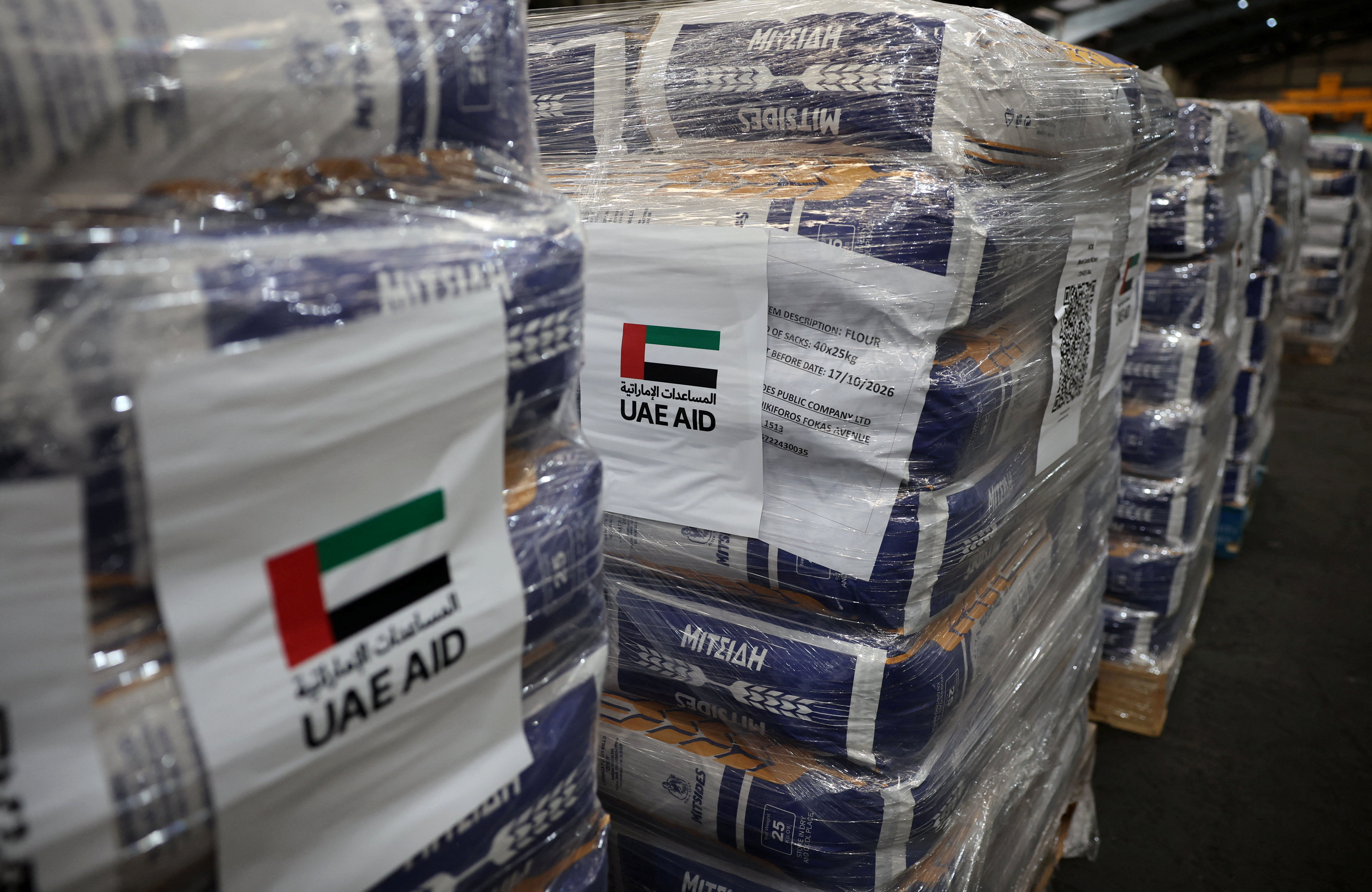 UAE says aid to Gaza will be scaled up, Cyprus is key route