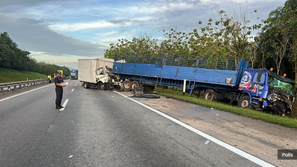 三辆重型交通相撞 货车司机跟车员丧命