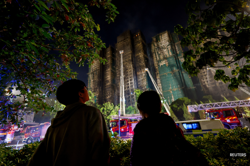 Hong Kong nears end of rescue mission as tower fire toll rises to 94