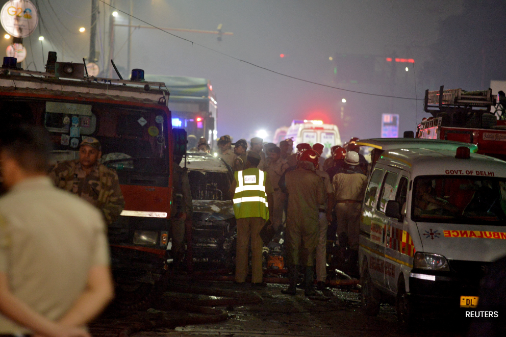 Delhi car blast being probed under anti-terrorism law