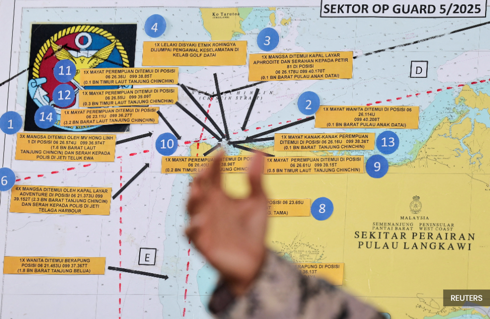 படகு கவிழ்ந்த கள்ள குடியேறிகளைத் தேடும் பணிகள் தொடர்கின்றன