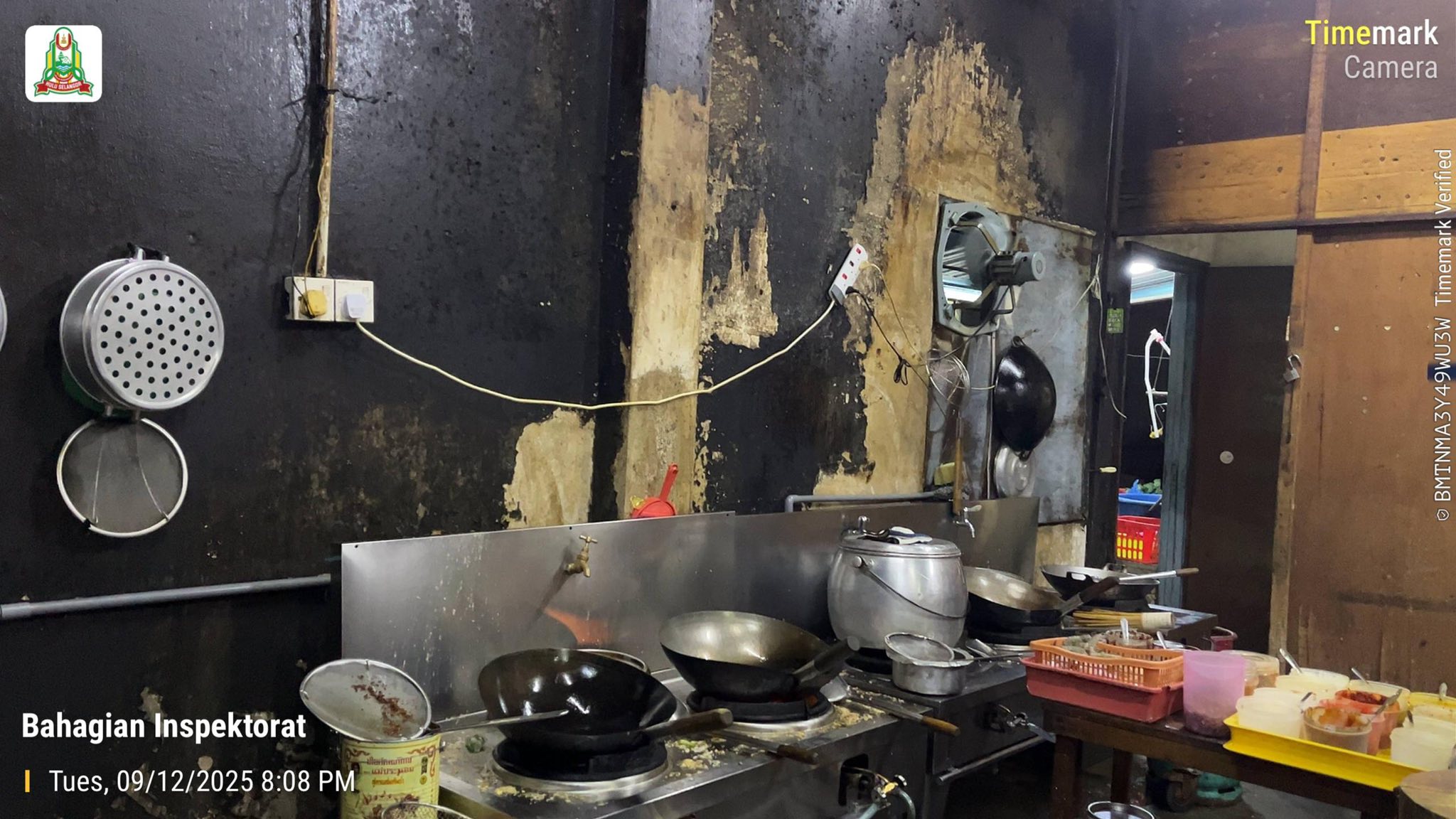 Dapur kotor dan ada najis tikus, MPHS tutup dua premis makanan