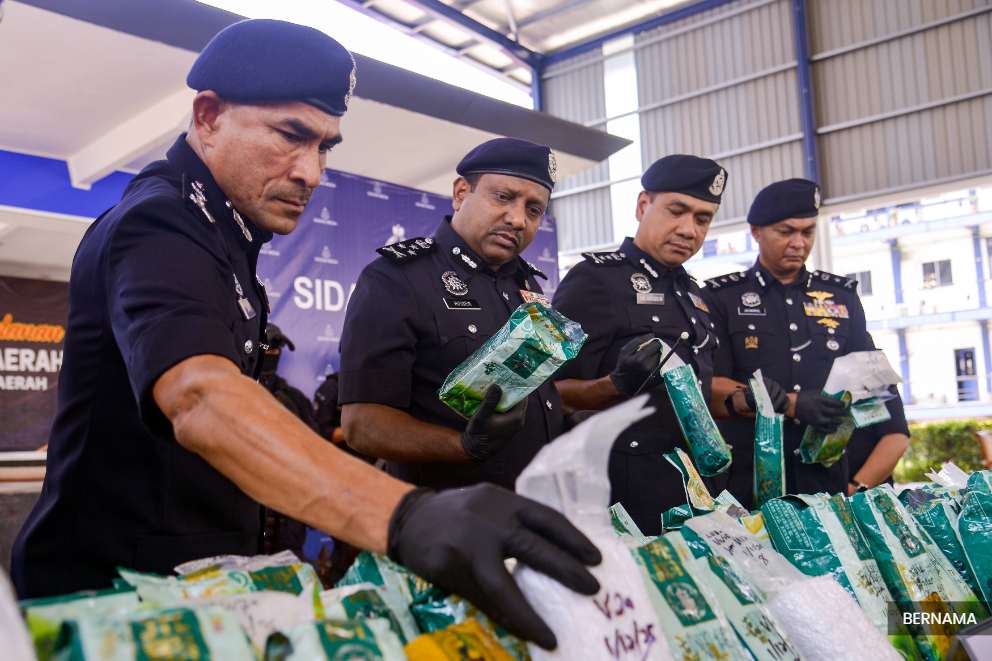Drug syndicate busted: Nearly RM14m in narcotics seized, six arrested