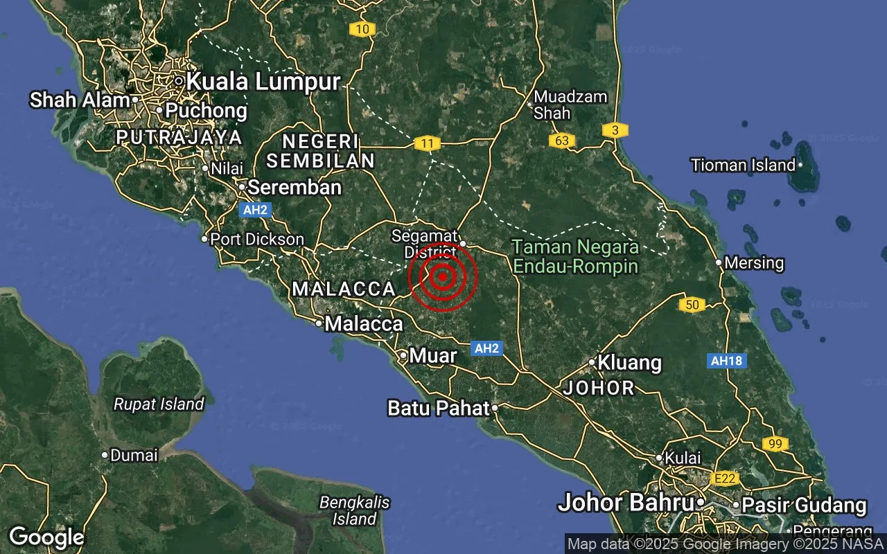 3.4-magnitude earthquake detected in Bukit Kepong, Pagoh